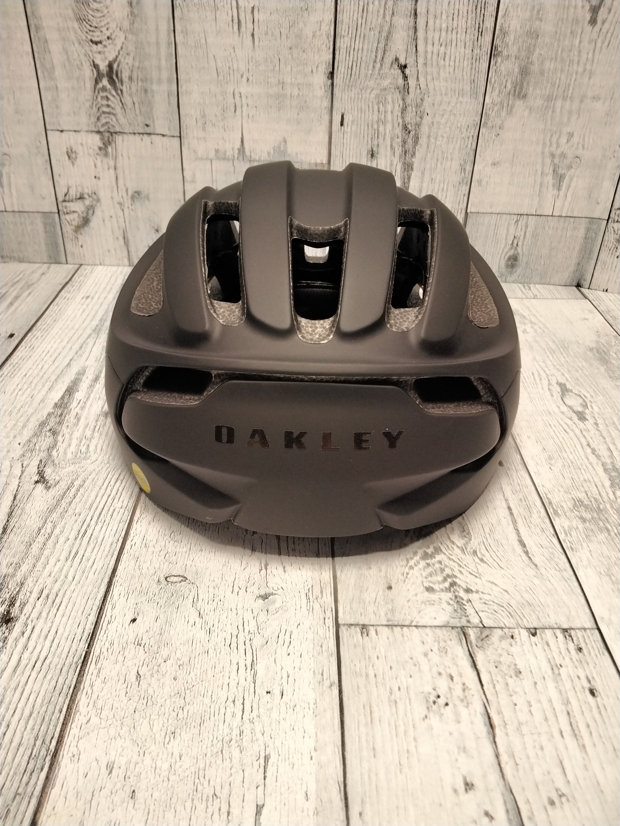 Oakley ARO3 Blackout Bike Helmet, Sz L *OPEN BOX/NEW* (7851060265198)
